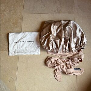 Mulberry Silk Clementine Sleepwear Bonnet